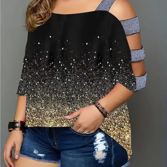 Geometric Color Block Top - Picture 6 of 6